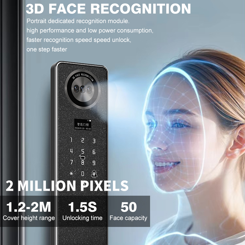 Tuya WiFi 스마트 도어 잠금 장치, 가정용 생체 - Door Lock 리뷰 및 가격