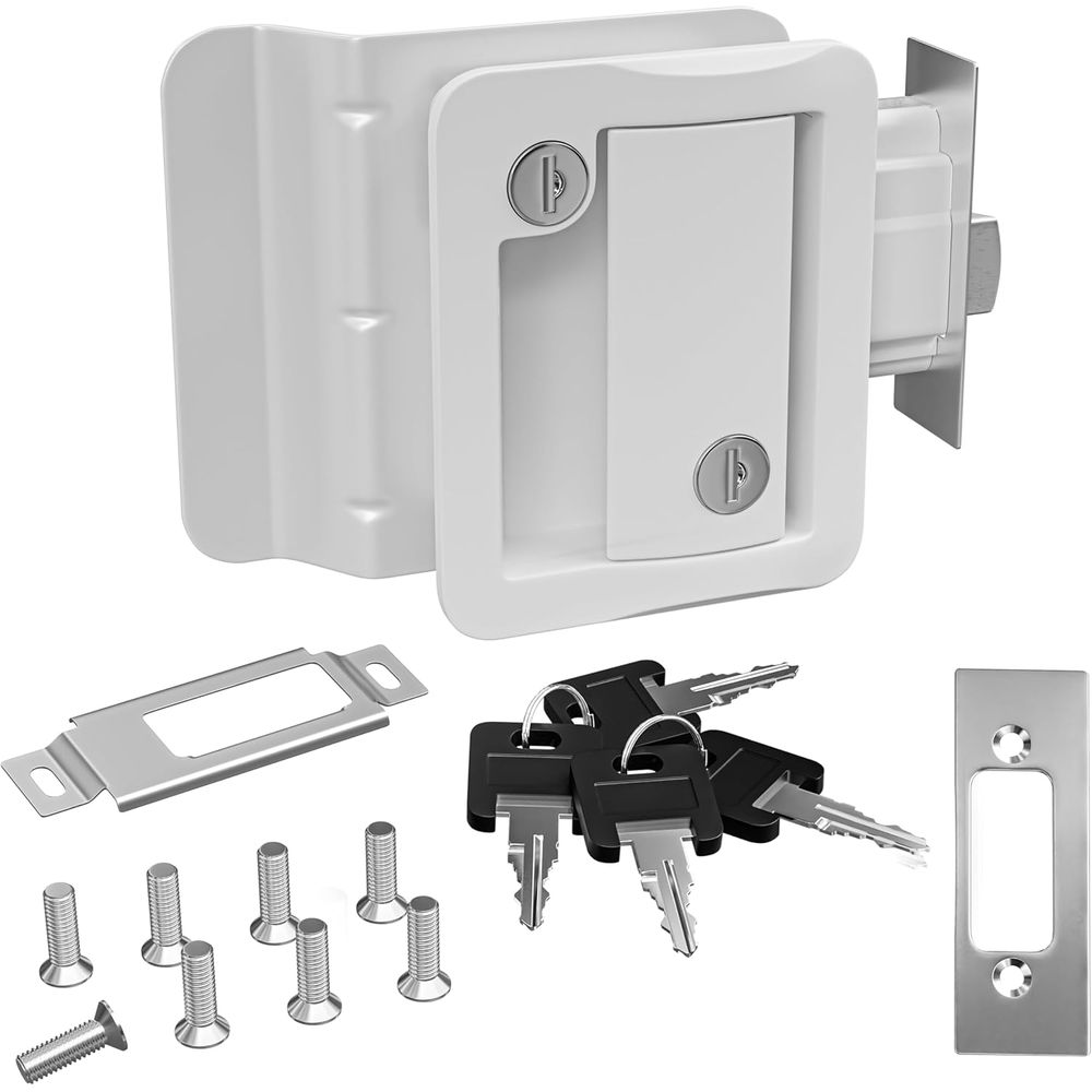 RV 도어락 교체용 패들 데드볼트, 캠핑카 도어 핸들  - Door Lock 리뷰 및 가격