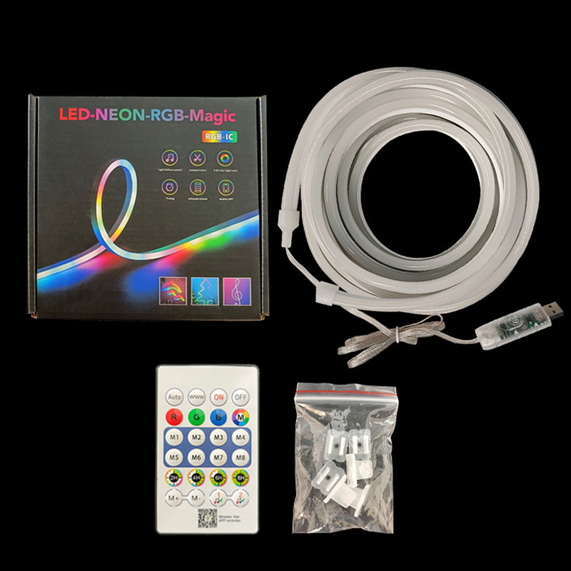 고휘도 RGB LED 네온 스트립 조명, 방수 기능,  - Led Strip Lights 리뷰 및 가격