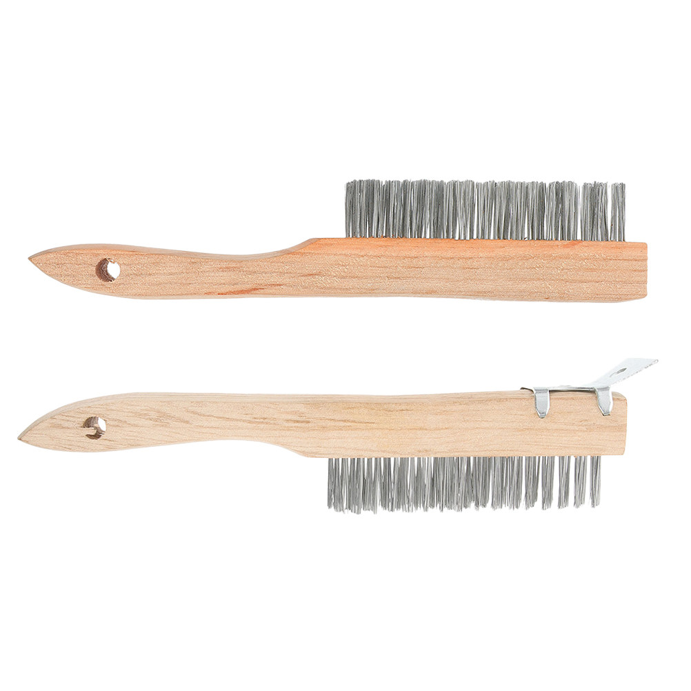 나무 손잡이가 달린 강철 와이어 브러시 2개 세트 –  - Paint Brush 리뷰 및 가격